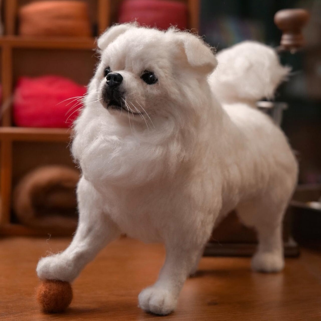Custom Full Body Figurine Needle Felted Pet | Handmade Pet Memorial Gifts