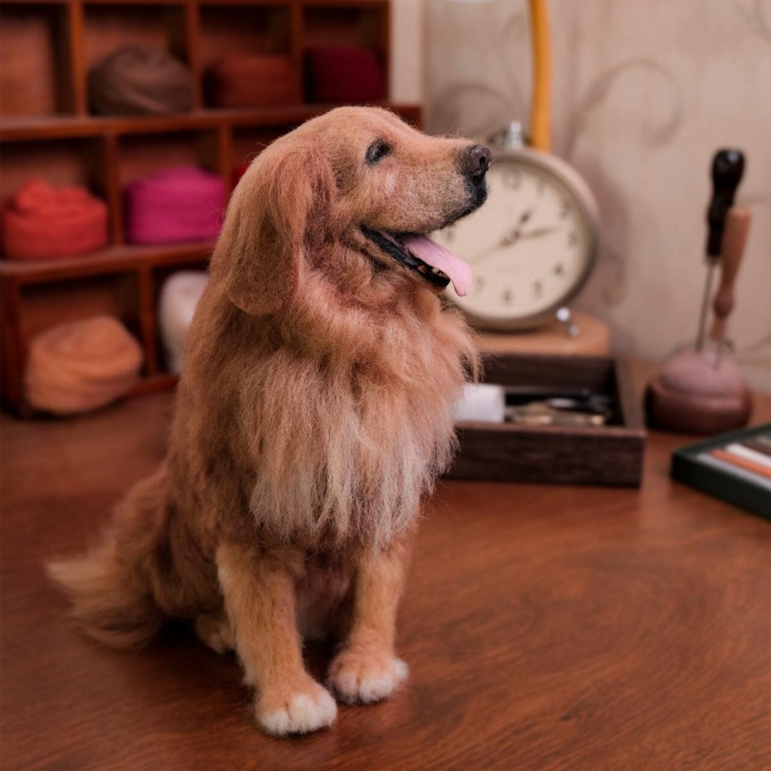 Custom Full Body Figurine Needle Felted Pet | Handmade Pet Memorial Gifts