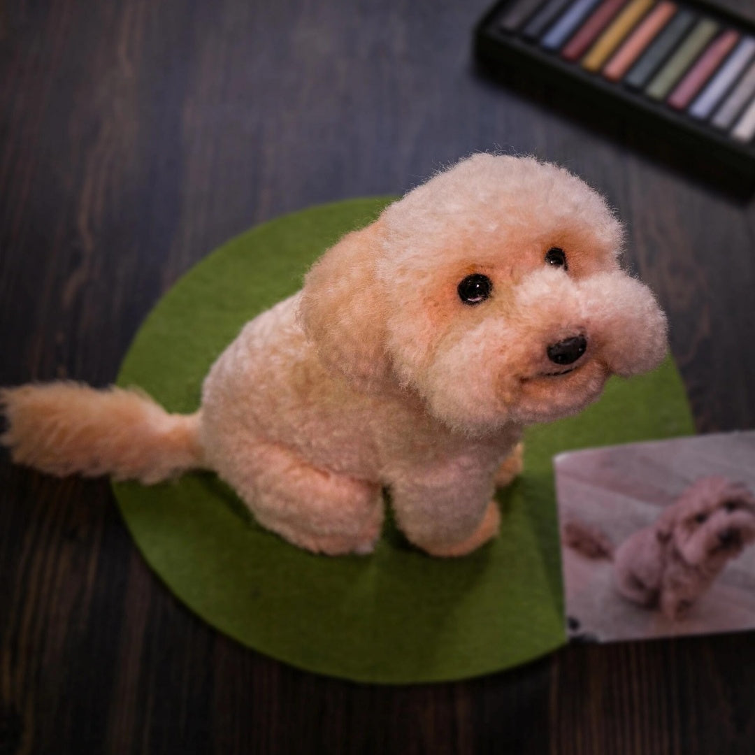 Custom Full Body Figurine Needle Felted Pet | Handmade Pet Memorial Gifts