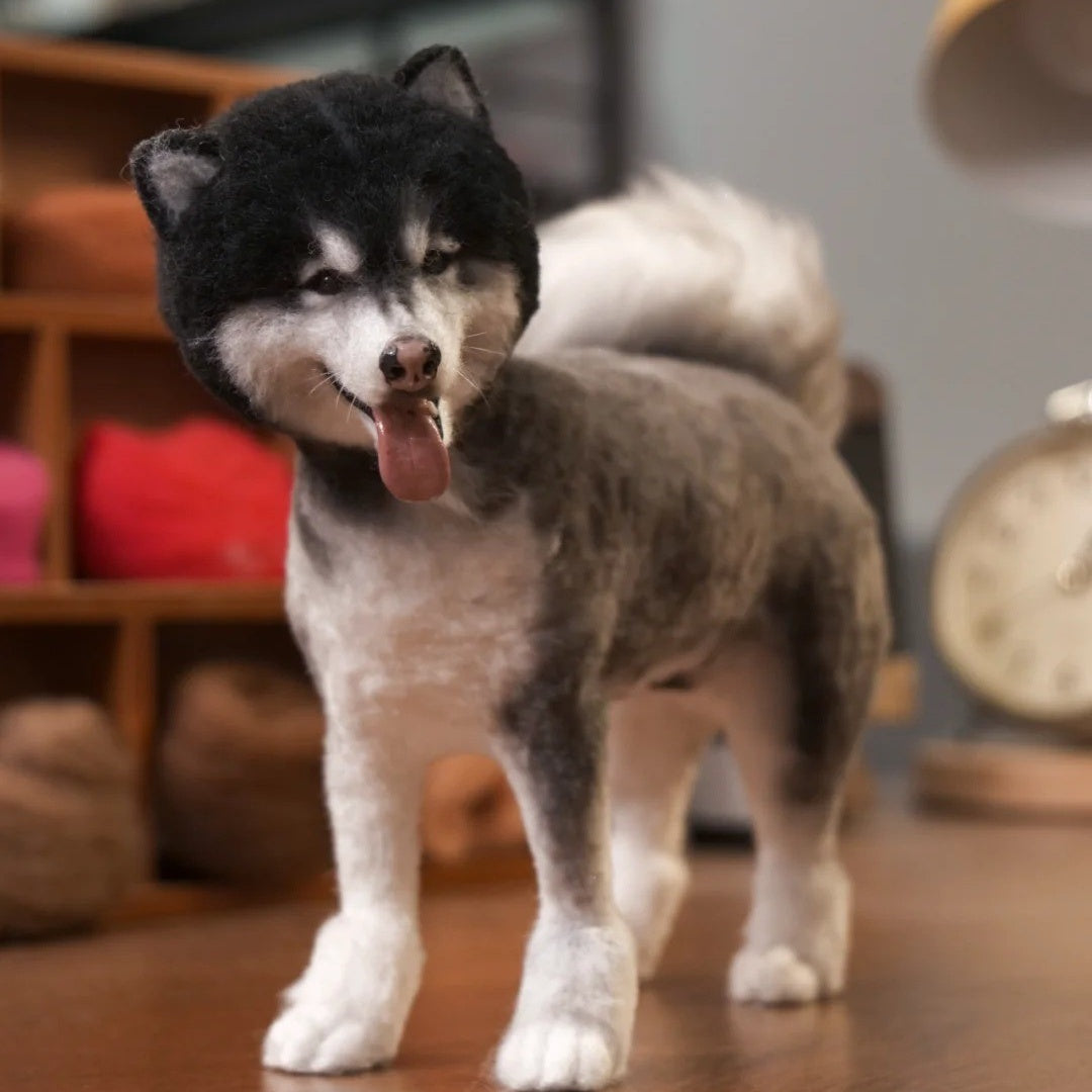 Custom Full Body Figurine Needle Felted Pet | Handmade Pet Memorial Gifts