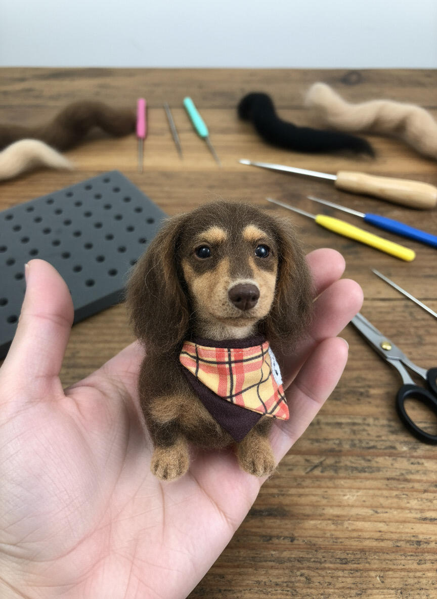 Full Body Wool Felt Pet Mini Version (7 -10 cm)