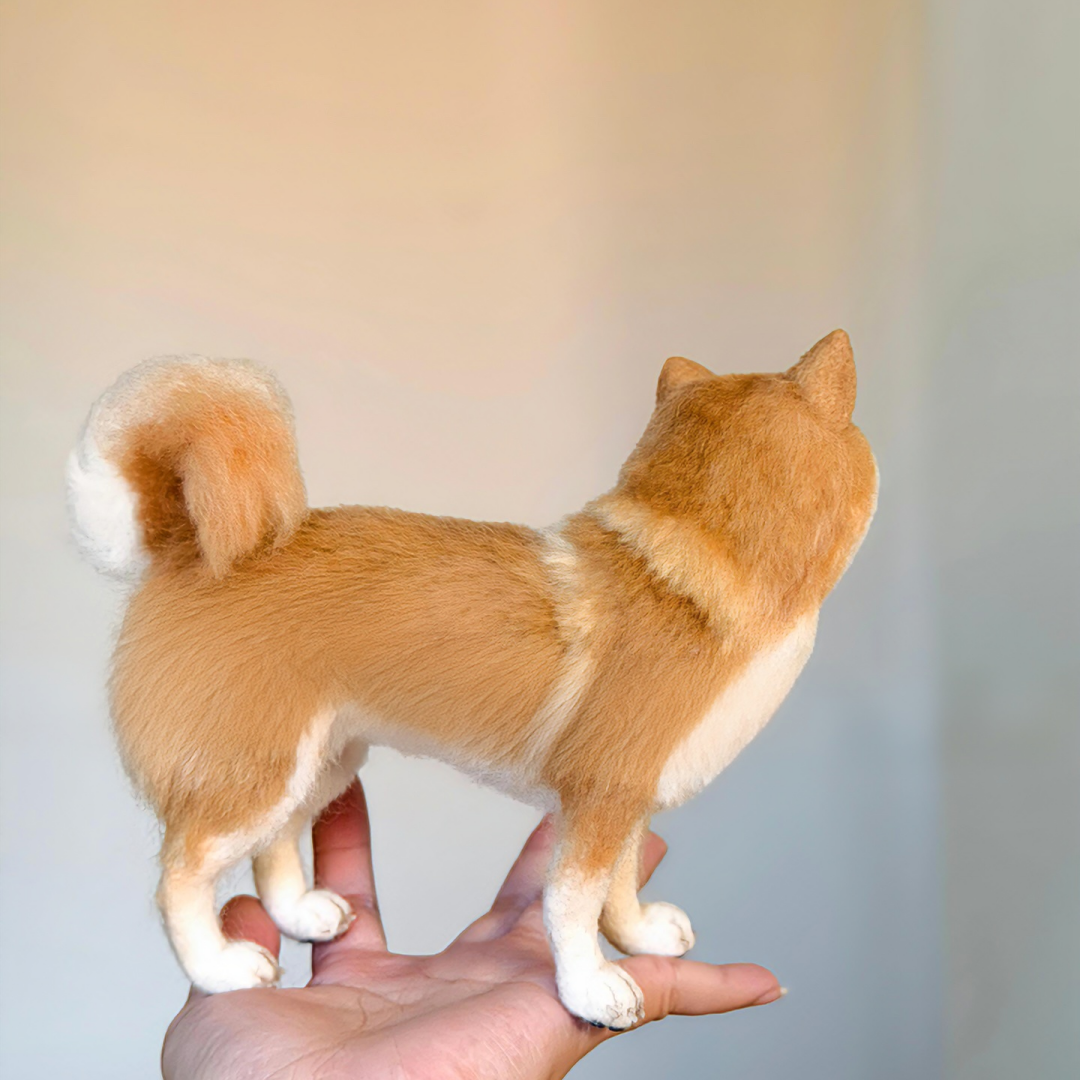 Custom Full Body Figurine Needle Felted Pet | Handmade Pet Memorial Gifts