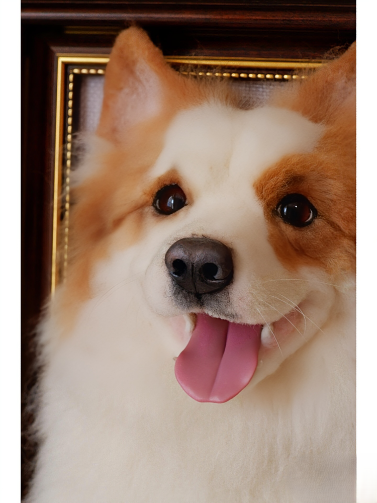 Custom Needle Felt 3D Pet Portrait-Dog