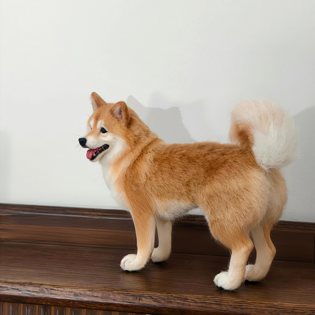 Custom Full Body Figurine Needle Felted Pet | Handmade Pet Memorial Gifts